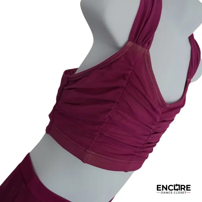 Berry Mesh Lyrical Set  two piece