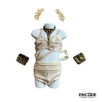 Greek Goddess-Inspired Costume  two piece