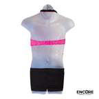 Pink Rhinestone Showstopper  two piece