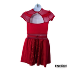 Crimson Heart Sequin Dress  dress