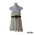 Ivory Lace Lyrical Dress with Satin Ribbon  dress