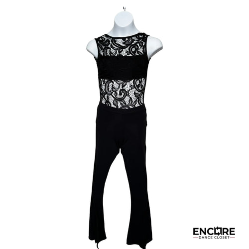 Black Pants and Leo Set (Copy)  unitard