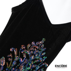 Rainbow Sequin Fringe Jazz Dress  dress