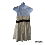 Ivory Lace Lyrical Dress with Satin Ribbon  dress