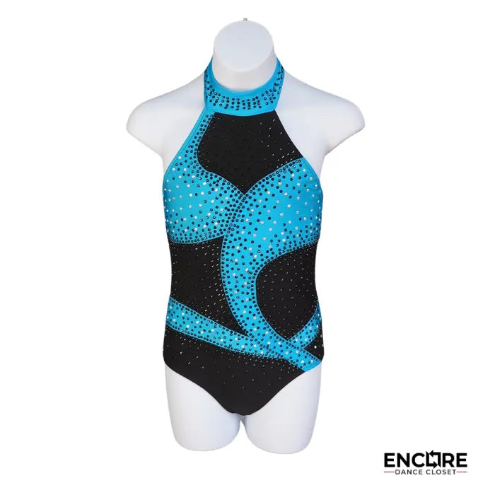 Turquoise Sparkle Leo (Copy)  leotard