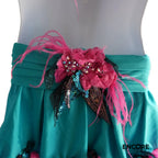Turquoise & Pink Feather Dream  two piece
