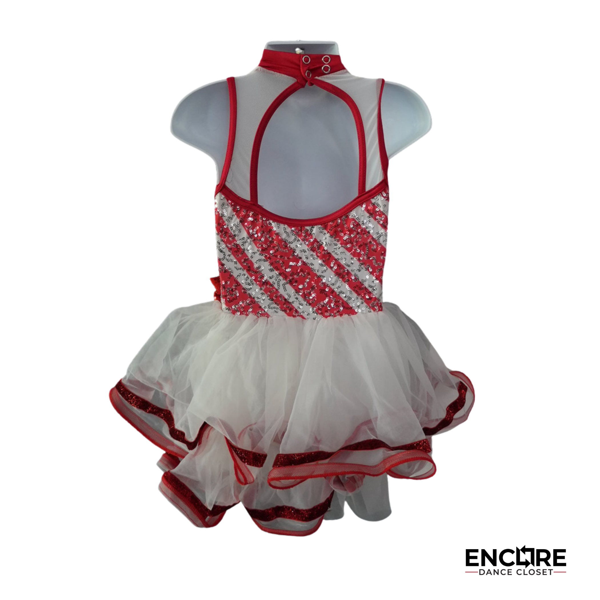 Candy Cane Tutu Dance Costume  dress