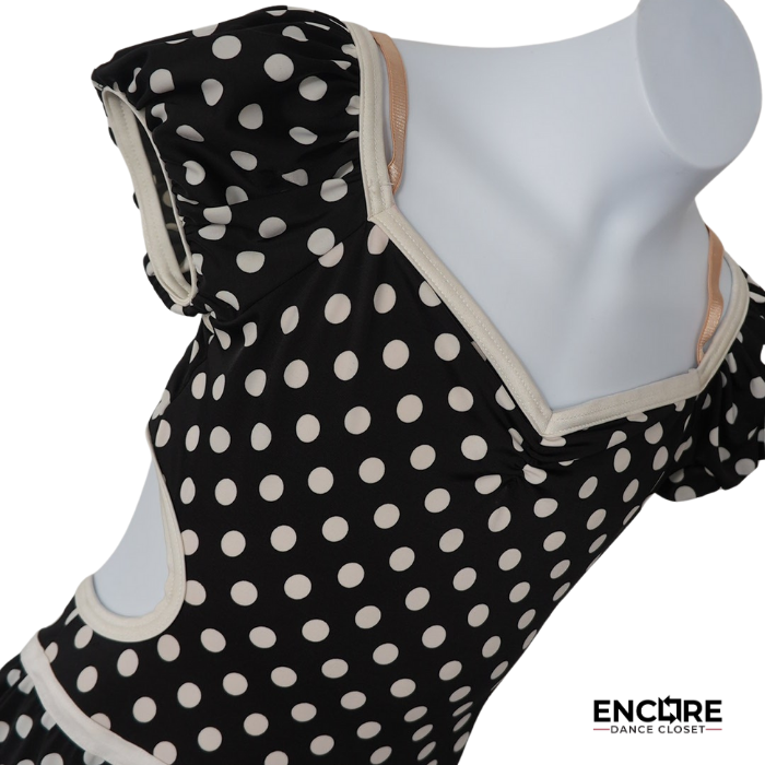 Vintage Polka Dot Jazz Two-Piece  dress
