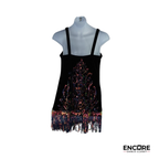 Rainbow Sequin Fringe Jazz Dress  dress