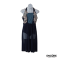 Navy Floral Lace Lyrical Dress  dress