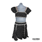 Vintage Polka Dot Jazz Two-Piece  dress