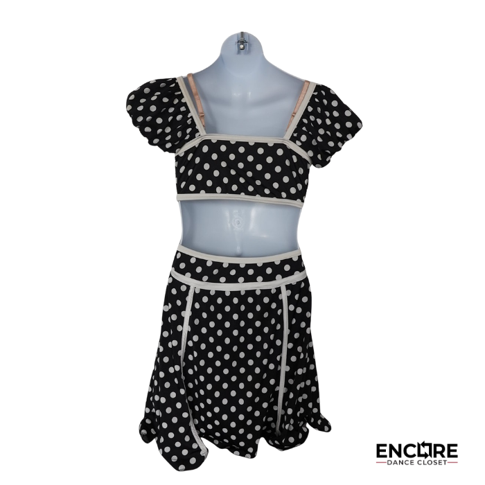 Vintage Polka Dot Jazz Two-Piece  dress