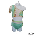 Geometric Seafoam Lyrical Costume  two piece