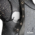 Black Tulle and Leatherette Layered Costume  dress