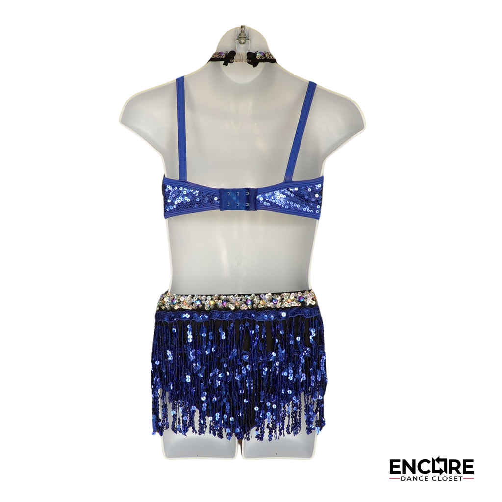 Dazzling Blue Jazzy Costume Set