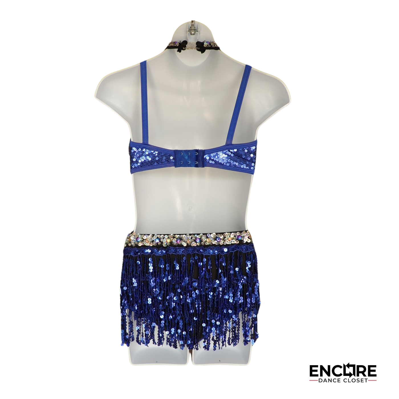Dazzling Blue Jazzy Costume Set