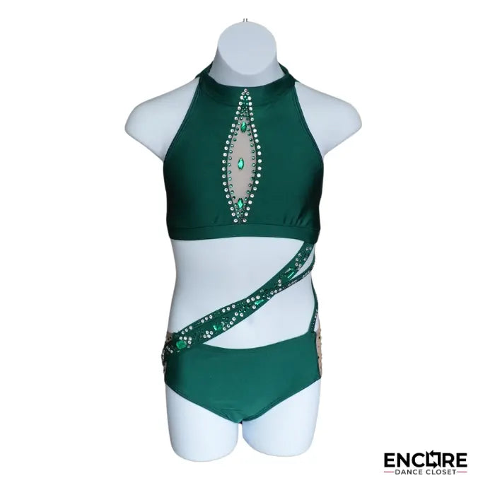 Emerald Elegance  two piece