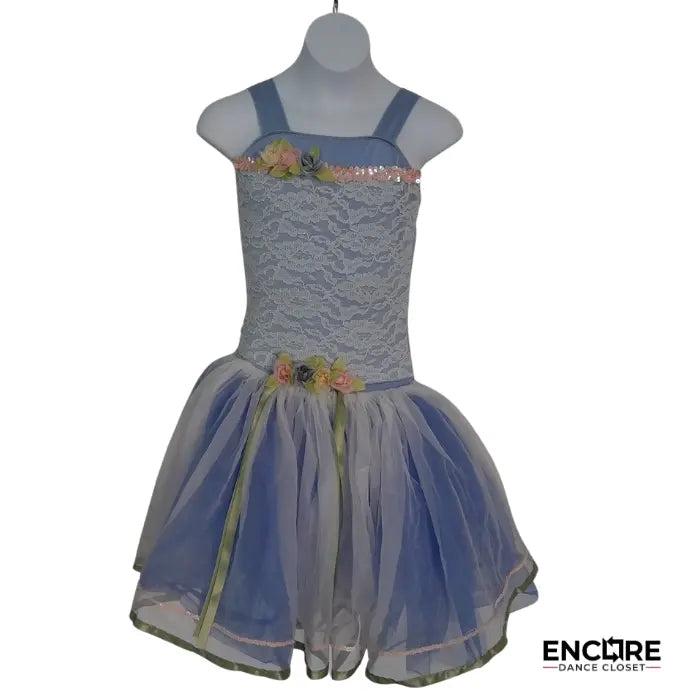 Blue Petal Dress  dress