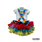Playful Rainbow Overall Tutu  dress