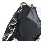 Midnight Edge Contemporary Leotard  leotard