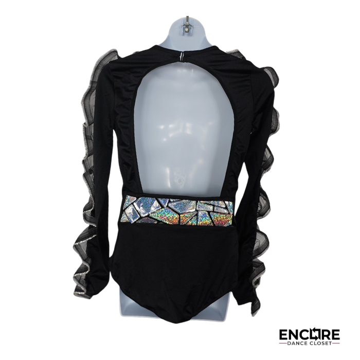 Midnight Edge Contemporary Leotard  leotard