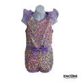 Confetti Sparkle Romper  biketard