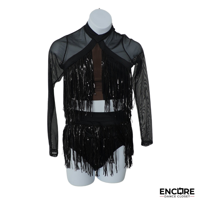 After Dark Fringe Two-Piece Costume  two piece