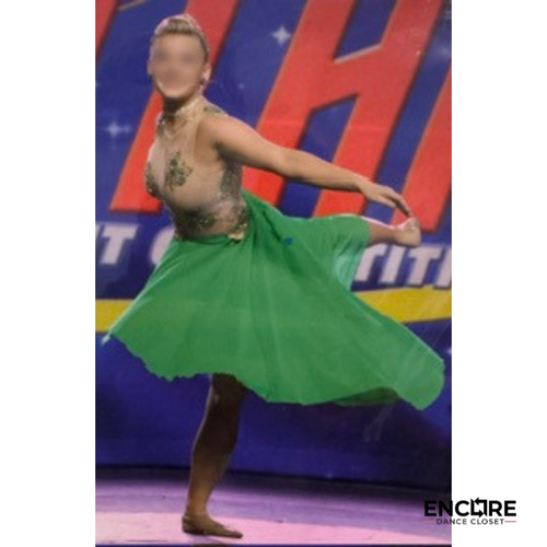 Emerald Green Lyrical Dress Costume  dress