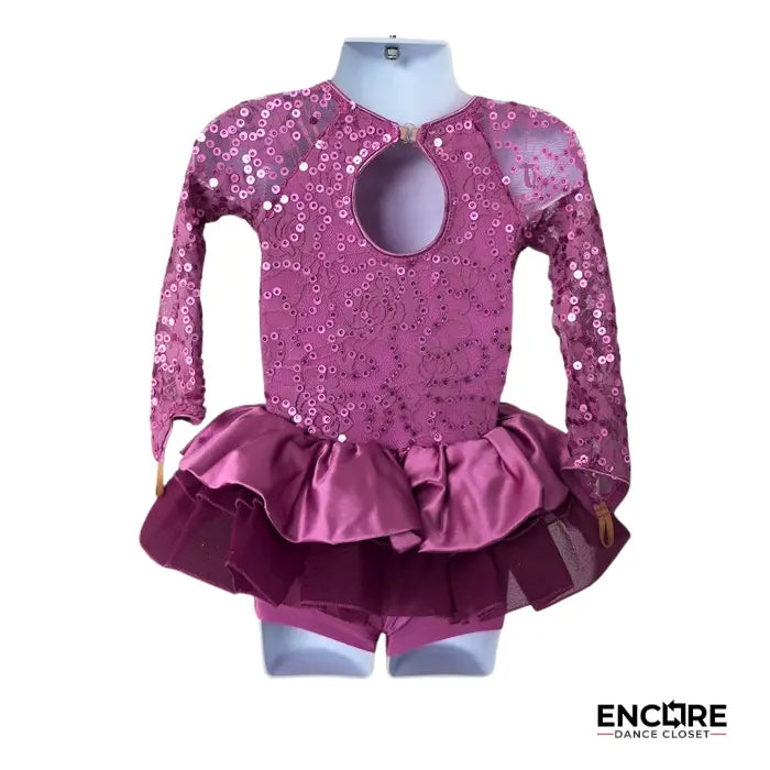 Sequin & Lace Elegance Biketard  biketard
