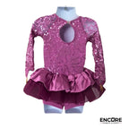 Sequin & Lace Elegance Biketard  biketard