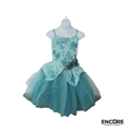 Aqua Bloom  dress