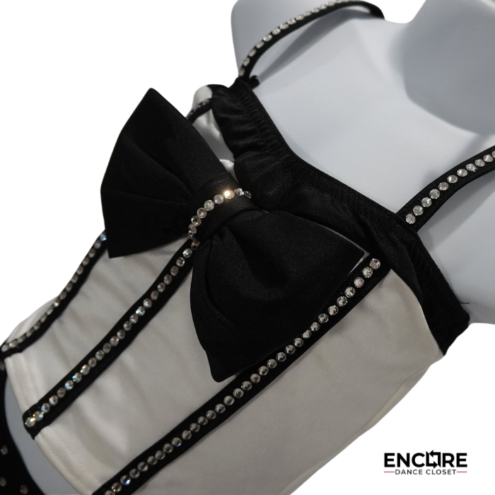 Bow Noir  two piece