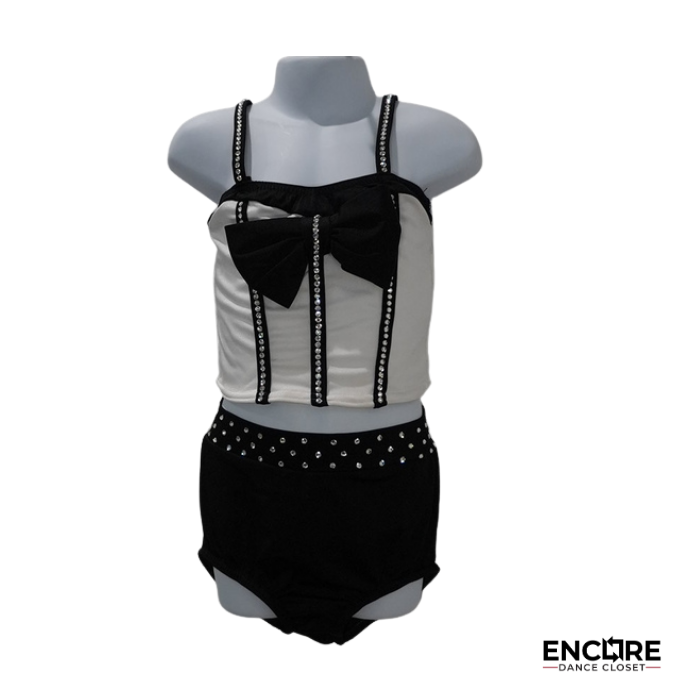 Bow Noir  two piece