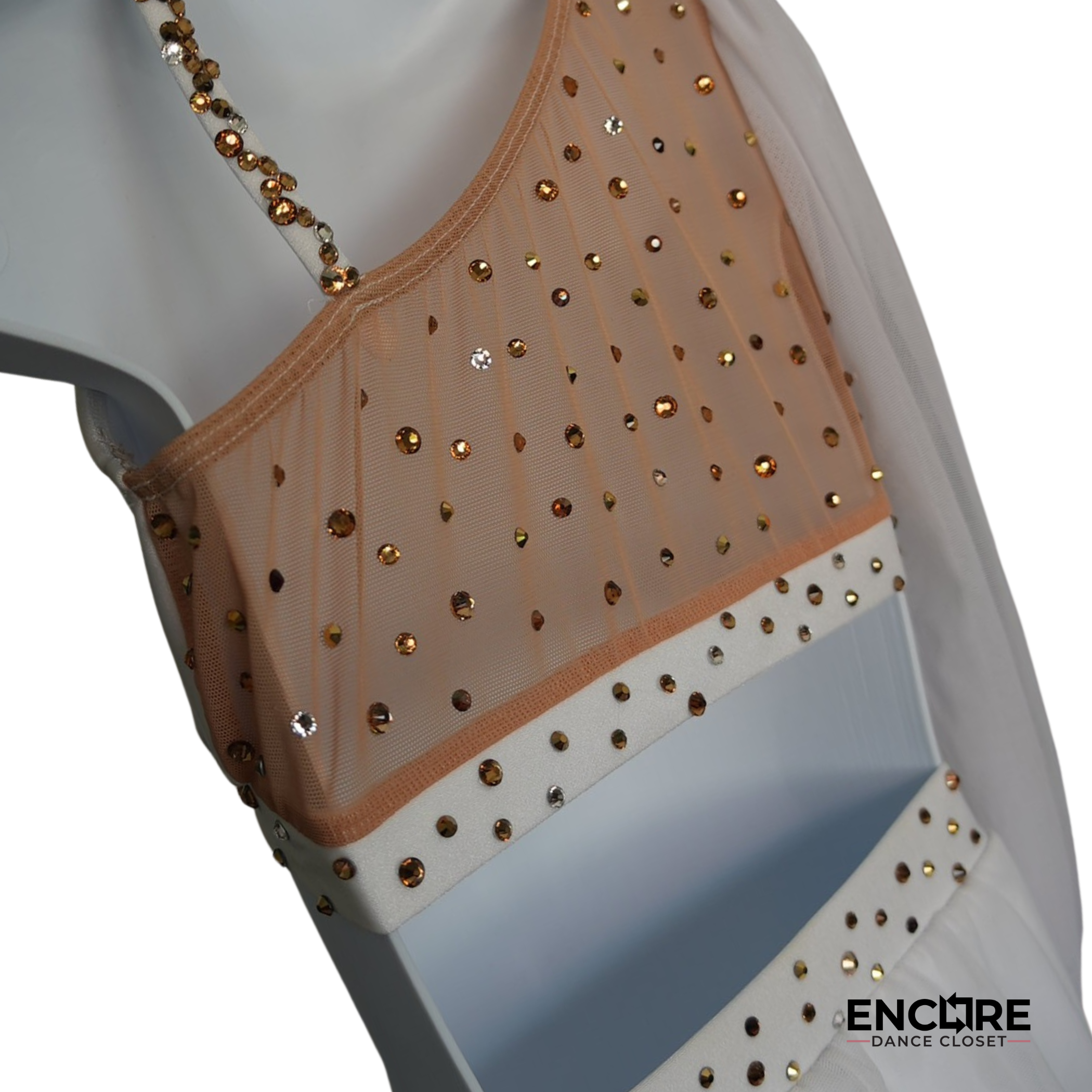 Elegant White Lyrical Costume - Encore Dance Closet