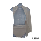 Champagne Drape  leotard