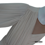 Champagne Drape  leotard