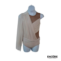 Champagne Drape  leotard