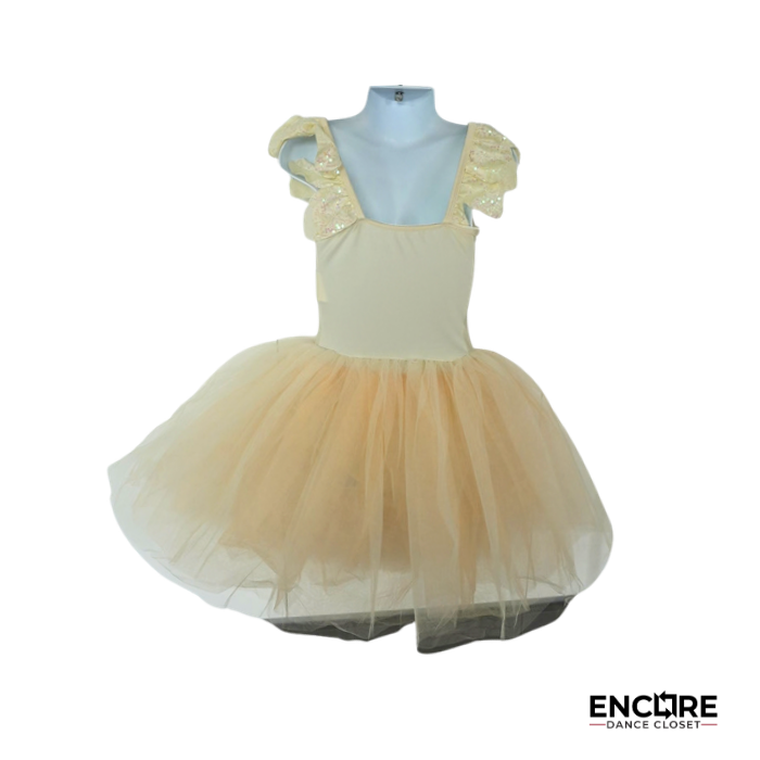 Champagne Flutter  dress
