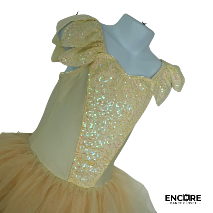 Champagne Flutter  dress