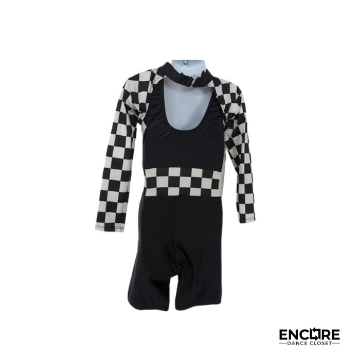 Checkered Flag Dash  unitard