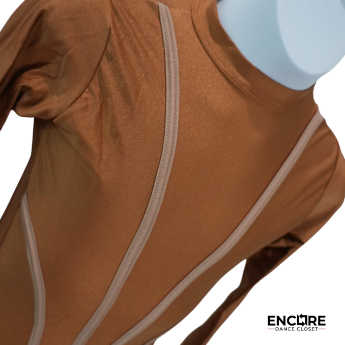 Copper Silhouette  unitard
