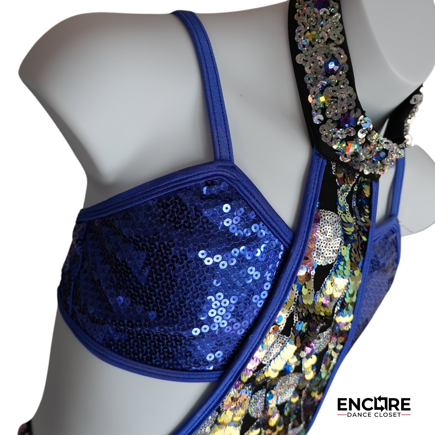 Dazzling Blue Jazzy Costume