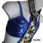 Dazzling Blue Jazz Costume  two piece