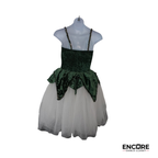 Emerald Velvet Point  dress