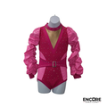 Fuchsia Flair  leotard