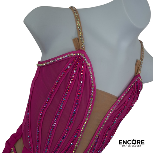 Fuchsia Sunburst  leotard
