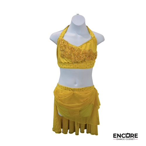 Golden Bloom  two piece