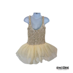 Golden Bloom Tutu  dress