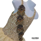 Golden Bloom Tutu  dress