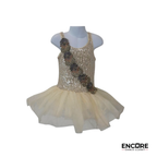 Golden Bloom Tutu  dress